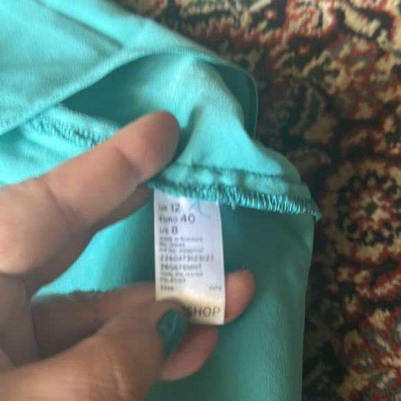 NWOT Topshop Petite Asymmetrical , sleeveless ,elasticated waist dress! UK 12 - Picture 11 of 11